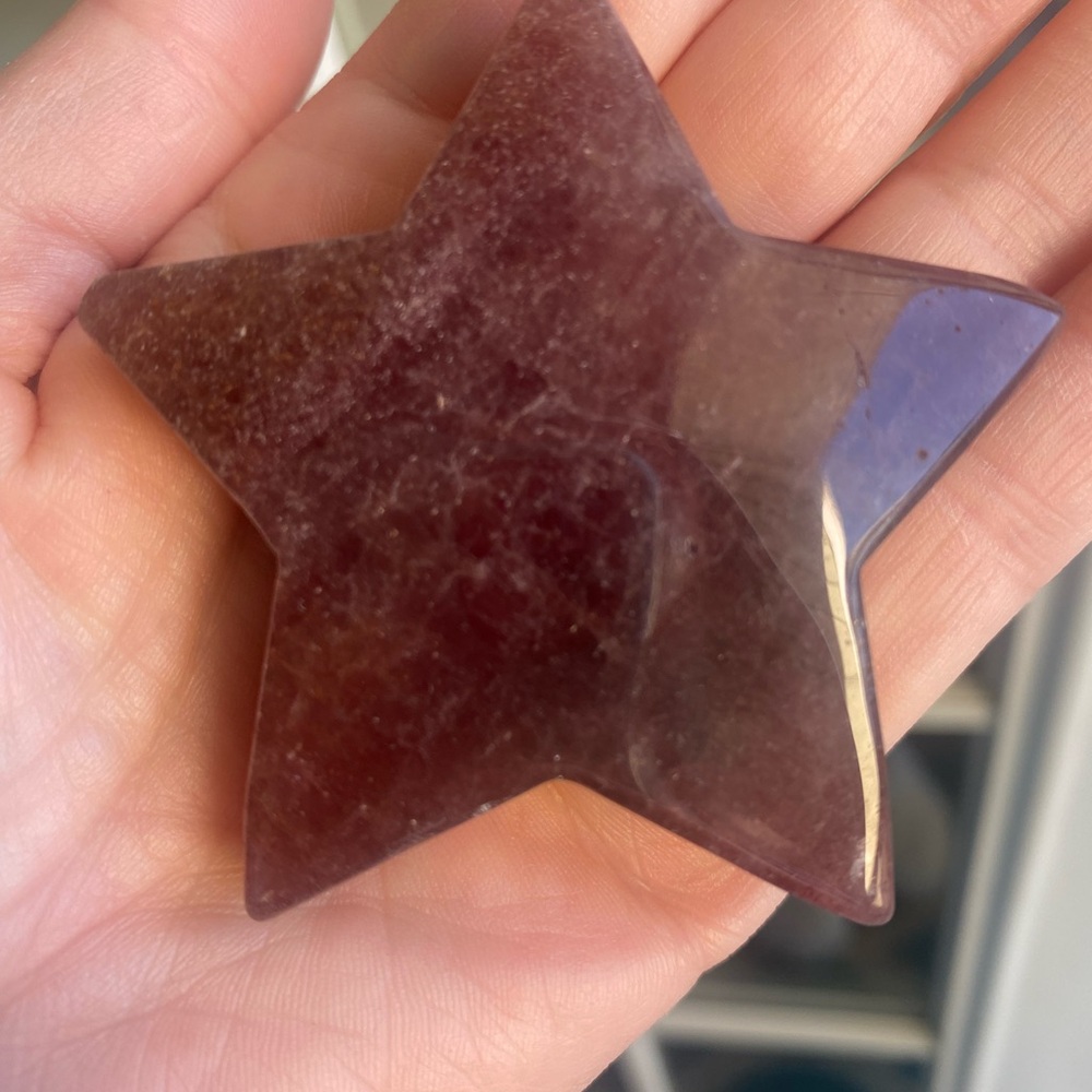 Strawberry Quartz Star